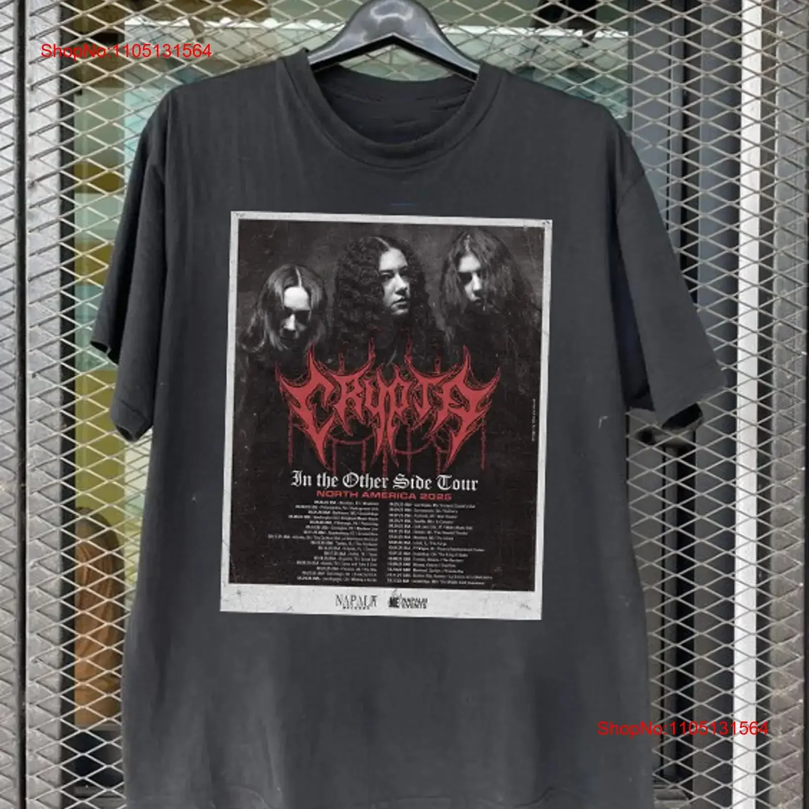 Death Metal Force CRYPTA Fall Североамериканский тур Футболка Размер S 5XL винтажная стираная дизайнерская одежда с рисунком Мягкая
Death Metal Force CRYPTA Fall Североамериканский тур Футболка Размер S 5XL винтажная стираная дизайнерская одежда с рисунком Мягкая