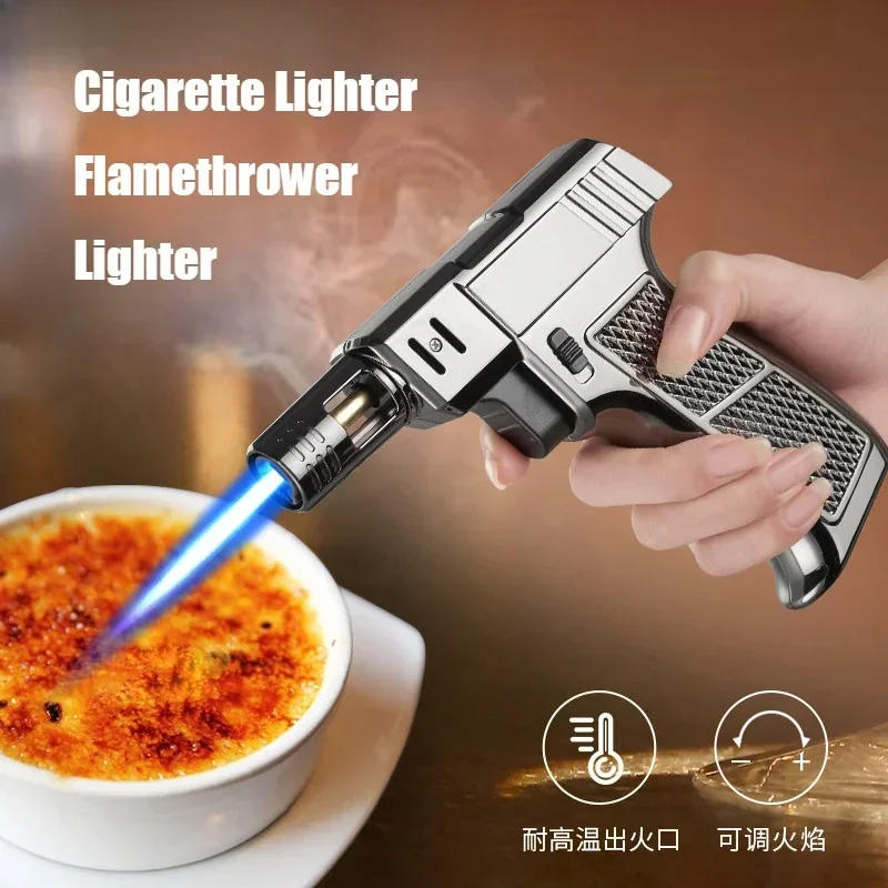 Hand-held Spray Gun Can Set The Fire Multi-purpose High Temperature Welding Gun Inflatable Cigarette Lighters & Smoking Igniter
Hand-held Spray Gun Can Set The Fire Multi-purpose High Temperature Welding Gun Inflatable Cigarette Lighters & Smoking Igniter