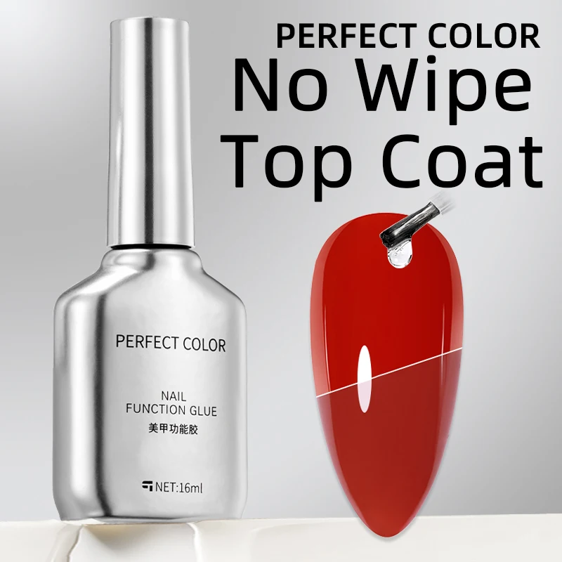 PERFECT COLOR Top Coat for Gel Nail Polish 16ml No Wipe Top Coat thin gel Breathable Shine Finish and Long Lasting Soak Off Nail
PERFECT COLOR Top Coat for Gel Nail Polish 16ml No Wipe Top Coat thin gel Breathable Shine Finish and Long Lasting Soak Off Nail