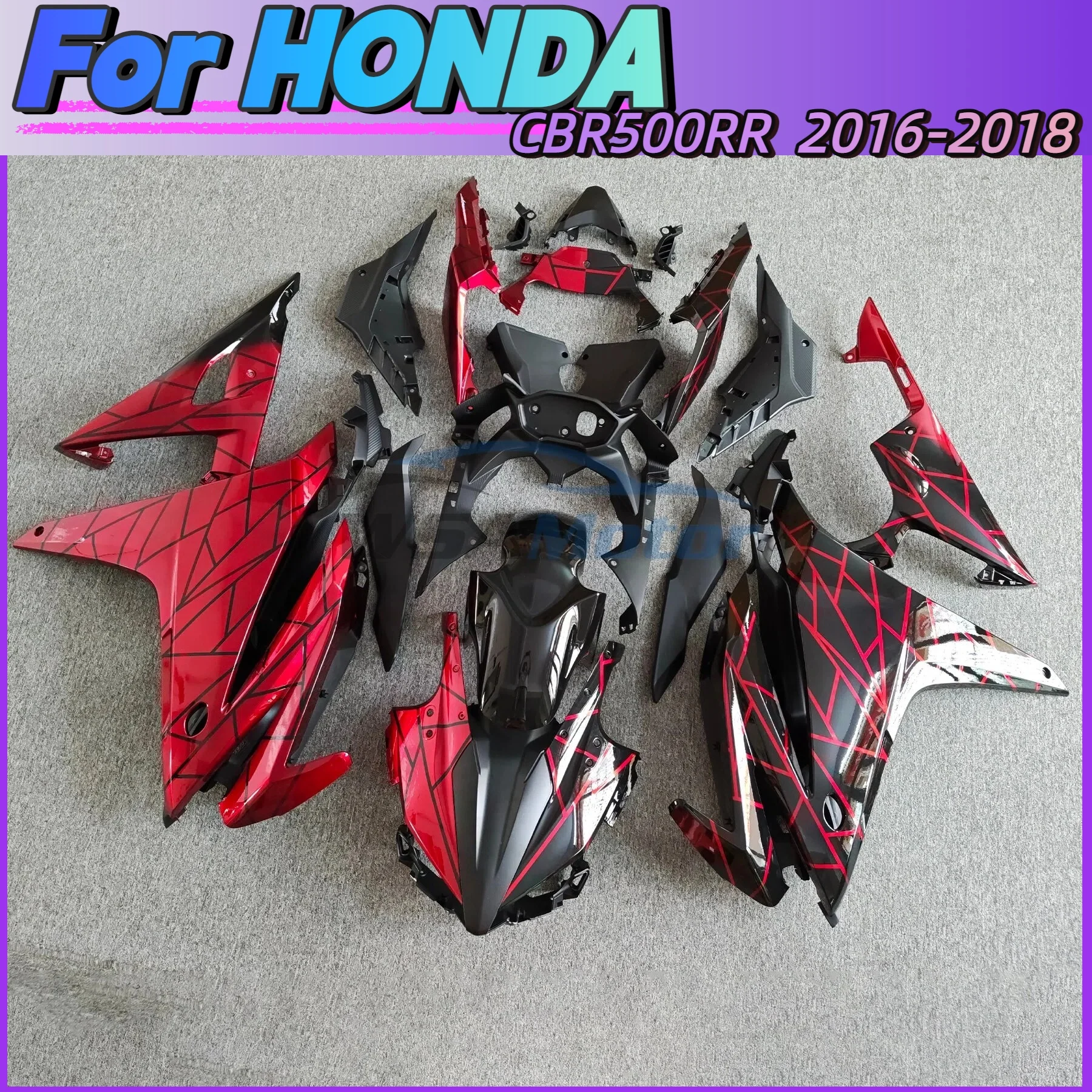 Motorcycle Fairings Body Kit ABS Plastic For Honda CBR500R CBR 500R CBR500 R 2016 2017 2018 Full fairing kit Bodywork Cowl Kits
Motorcycle Fairings Body Kit ABS Plastic For Honda CBR500R CBR 500R CBR500 R 2016 2017 2018 Full fairing kit Bodywork Cowl Kits