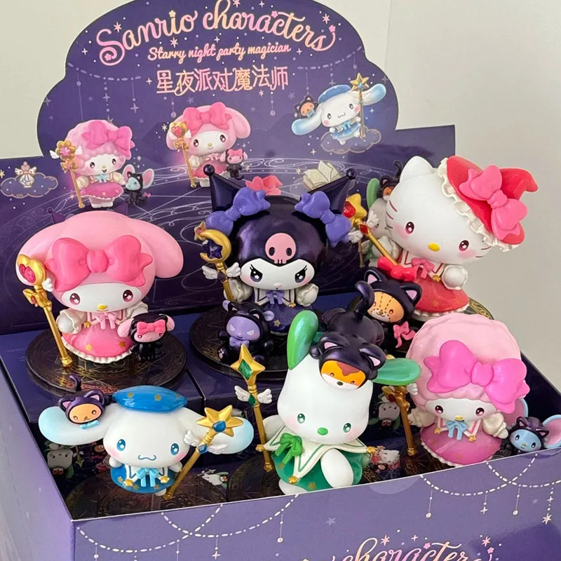 Original Sanrio Family Starry Night Party Magician Blind Box Figure Trendy Toy Tabletop Model Ornament Kuromi Girl Gift
Original Sanrio Family Starry Night Party Magician Blind Box Figure Trendy Toy Tabletop Model Ornament Kuromi Girl Gift