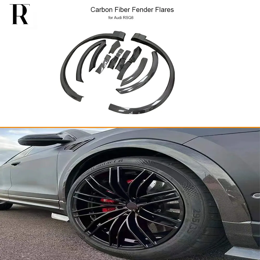 ABT Style Real Carbon Fiber Side Bumper Wheel Fender Flares for Audi RSQ8 2019-up
ABT Style Real Carbon Fiber Side Bumper Wheel Fender Flares for Audi RSQ8 2019-up