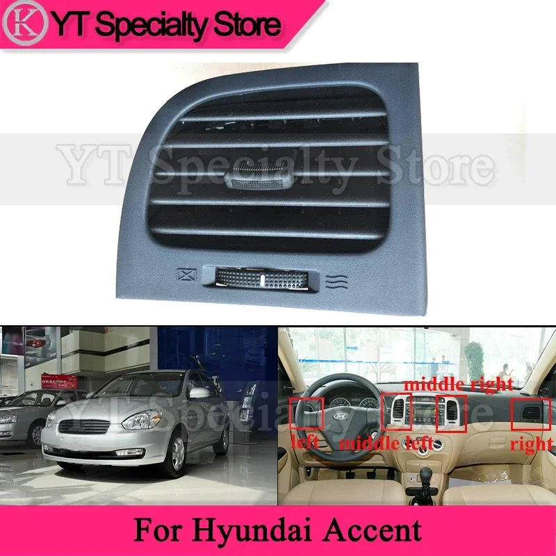 Kamshing 1 piece Air Conditioner Vent For Hyundai Accent AC Grille Outlet Instrument Panel Air Outlet A/C Vent
Kamshing 1 piece Air Conditioner Vent For Hyundai Accent AC Grille Outlet Instrument Panel Air Outlet A/C Vent