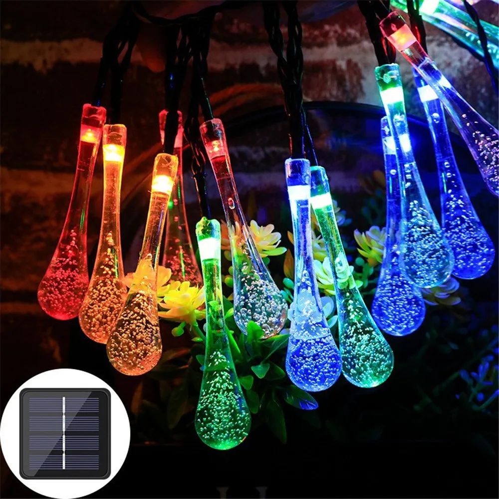 Water Drop Solar String Lights Waterproof Outdoor Decoration Garland Fariy Lights Christmas Wedding Party Garden Ramadan 2025
Water Drop Solar String Lights Waterproof Outdoor Decoration Garland Fariy Lights Christmas Wedding Party Garden Ramadan 2025