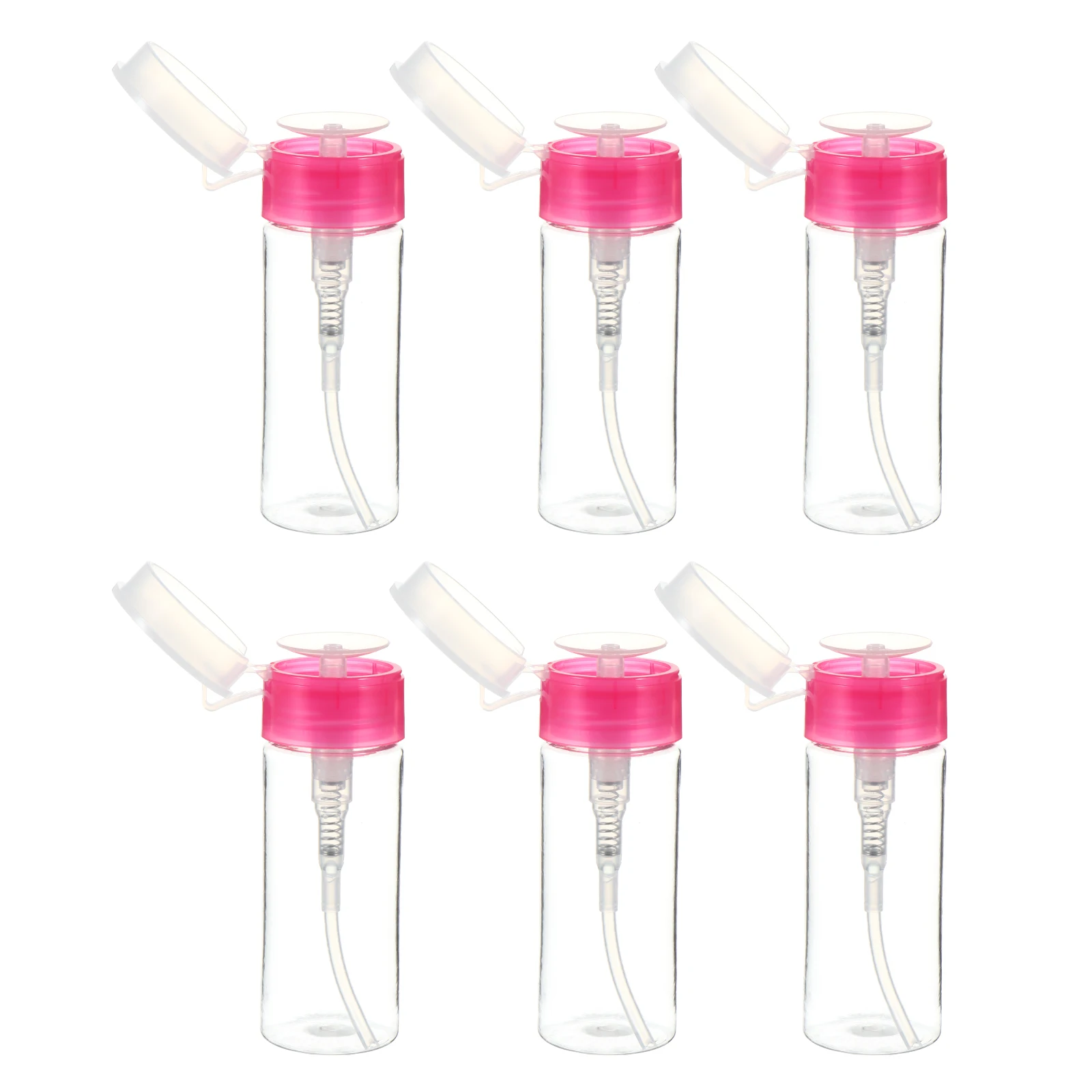 6 Pcs Pumping Dispenser Bottles for Nail Polish Remover Liquid Storage Reusable Plastic Container Portable Clean Agent Bottle
6 Pcs Pumping Dispenser Bottles for Nail Polish Remover Liquid Storage Reusable Plastic Container Portable Clean Agent Bottle
