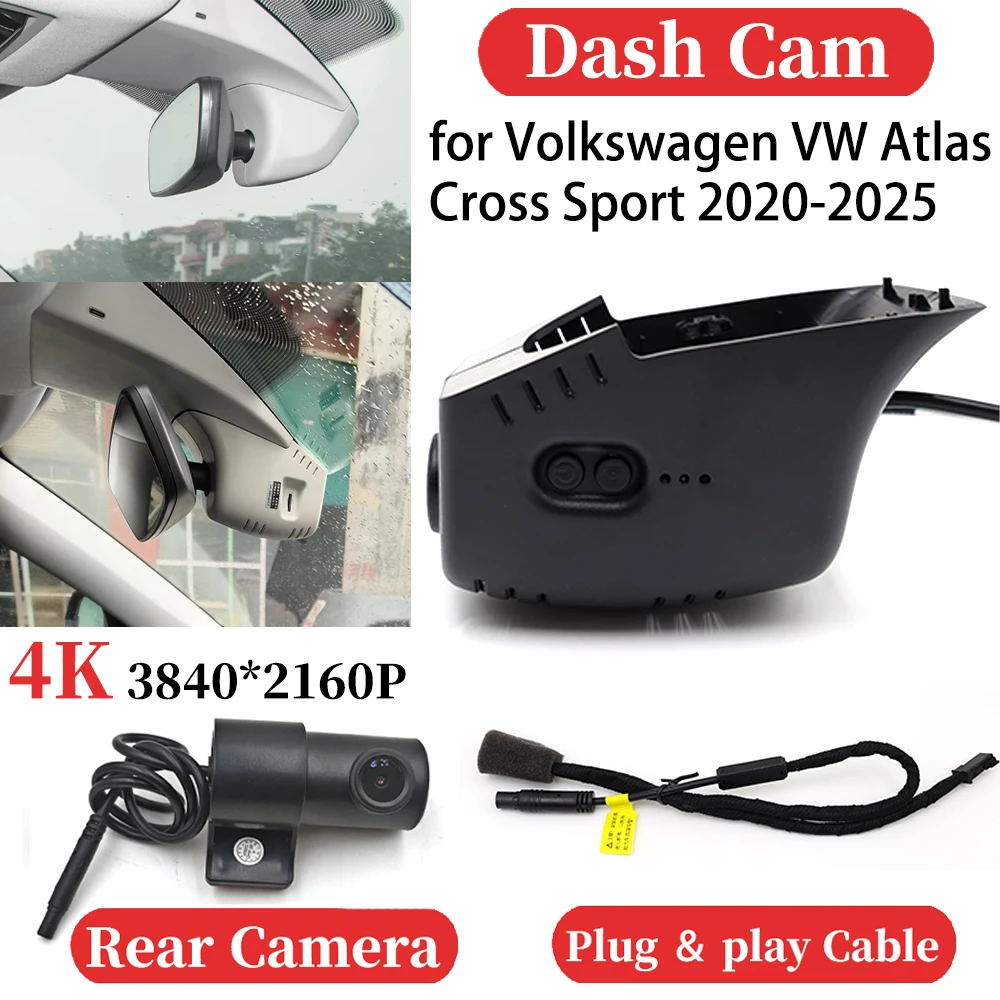 ZJCGO for Volkswagen VW Atlas Cross Sport 2020-2025 UHD Car 4K Video Recorder DVR Dash Cam Dashboard Camera Night Vision
ZJCGO for Volkswagen VW Atlas Cross Sport 2020-2025 UHD Car 4K Video Recorder DVR Dash Cam Dashboard Camera Night Vision