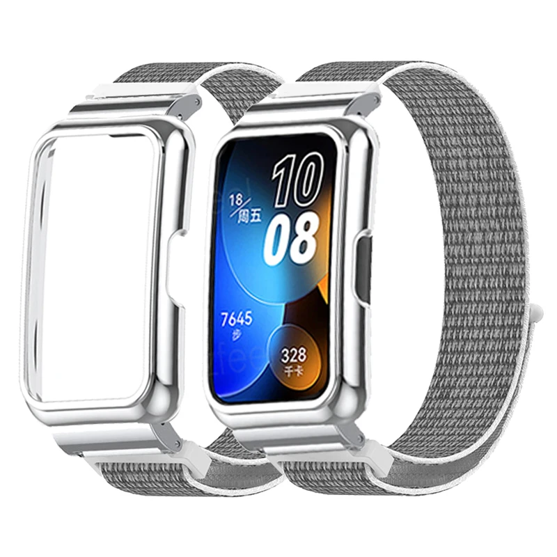 Ремешок для часов Huawei Band 8, умный Браслет для Huawei Band 7 6 6 Pro, нейлоновый ремешок с металлическим корпусом для Honor Band 7 6
Ремешок для часов Huawei Band 8, умный Браслет для Huawei Band 7 6 6 Pro, нейлоновый ремешок с металлическим корпусом для Honor Band 7 6