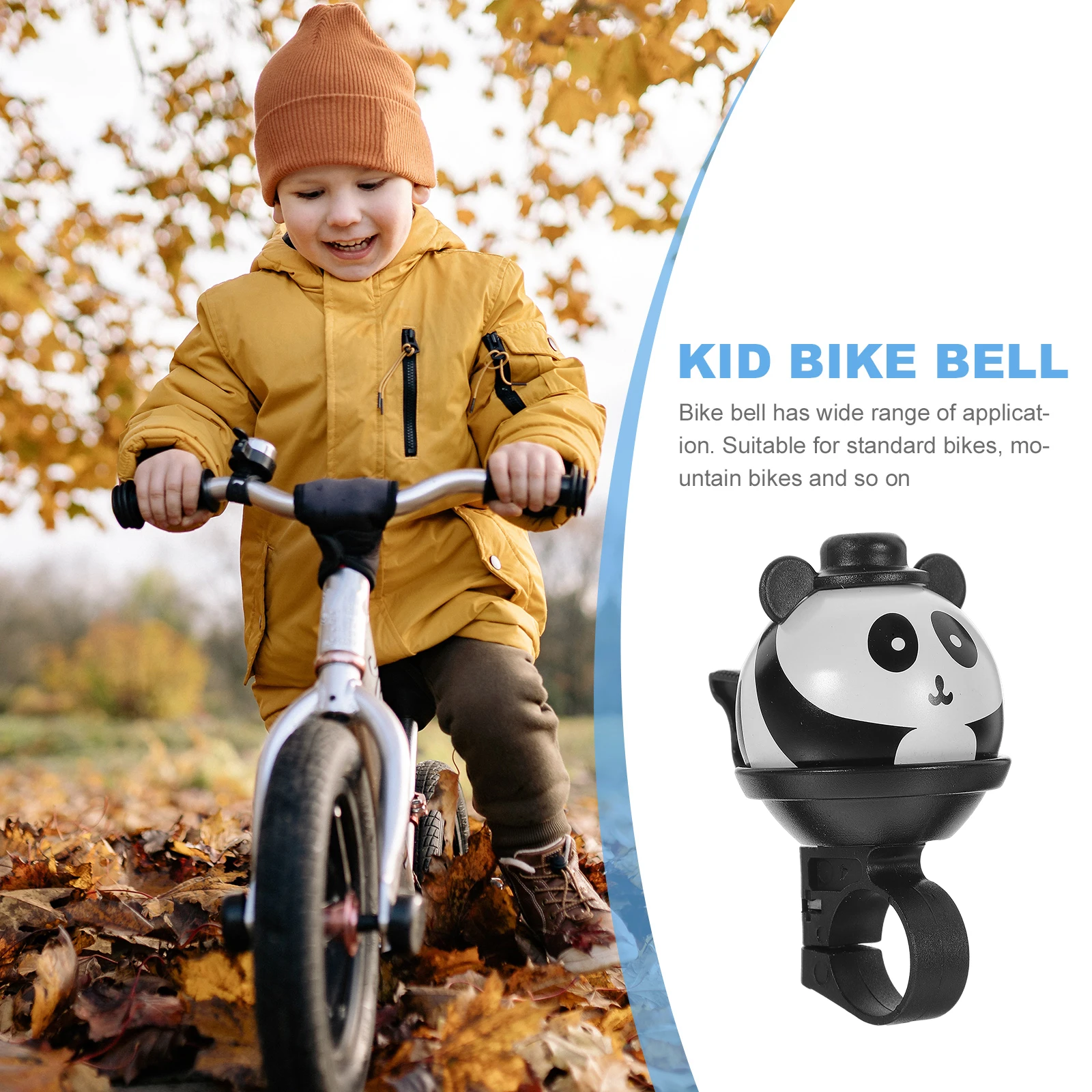 Bicycle Bell Panda Cartoon Bike Horn for Kids Suitable Handlebar Tube Black White Portable Anti Aging Loud Tone Safe
Bicycle Bell Panda Cartoon Bike Horn for Kids Suitable Handlebar Tube Black White Portable Anti Aging Loud Tone Safe