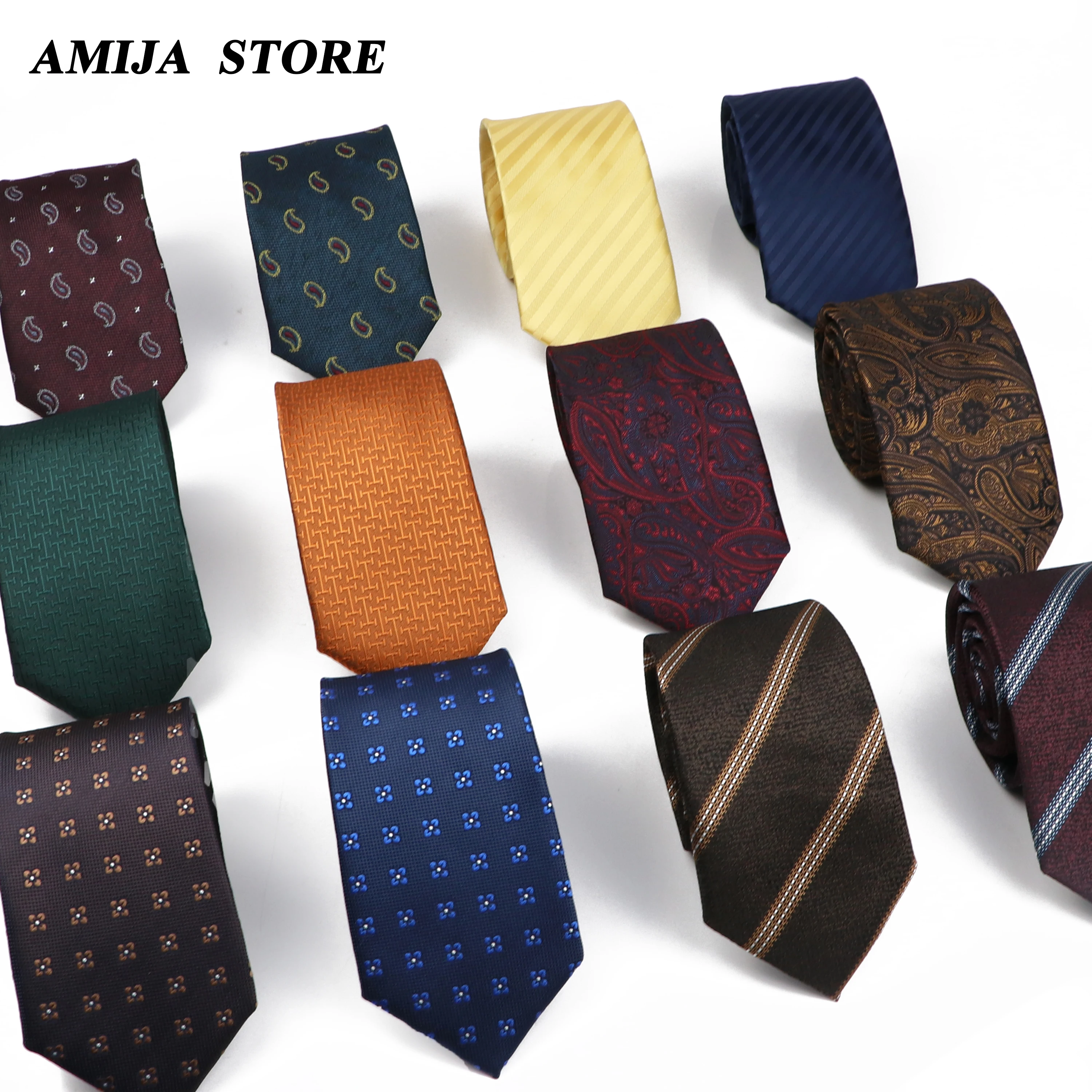 Luxury Tie For Men Geometric Brown Orange Patten Striped Plaid Neckties Leisure Business Daily Wear Cravat Wedding Party Gift
Luxury Tie For Men Geometric Brown Orange Patten Striped Plaid Neckties Leisure Business Daily Wear Cravat Wedding Party Gift