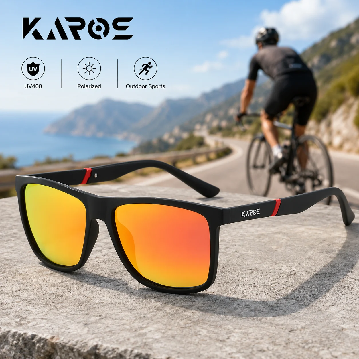 KAROS Polarized Sunglasses Men Women UV400 Driving Fishing Outdoor Sports Lightweight TAC Lens Eyewear YZ15
KAROS Polarized Sunglasses Men Women UV400 Driving Fishing Outdoor Sports Lightweight TAC Lens Eyewear YZ15