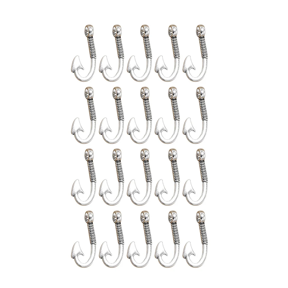 20Pcs Alloy Fishhook Pendant Charms Silver DIY Accessory for Necklace Bracelet Keychain Craft Alloy Pendant Charm
20Pcs Alloy Fishhook Pendant Charms Silver DIY Accessory for Necklace Bracelet Keychain Craft Alloy Pendant Charm