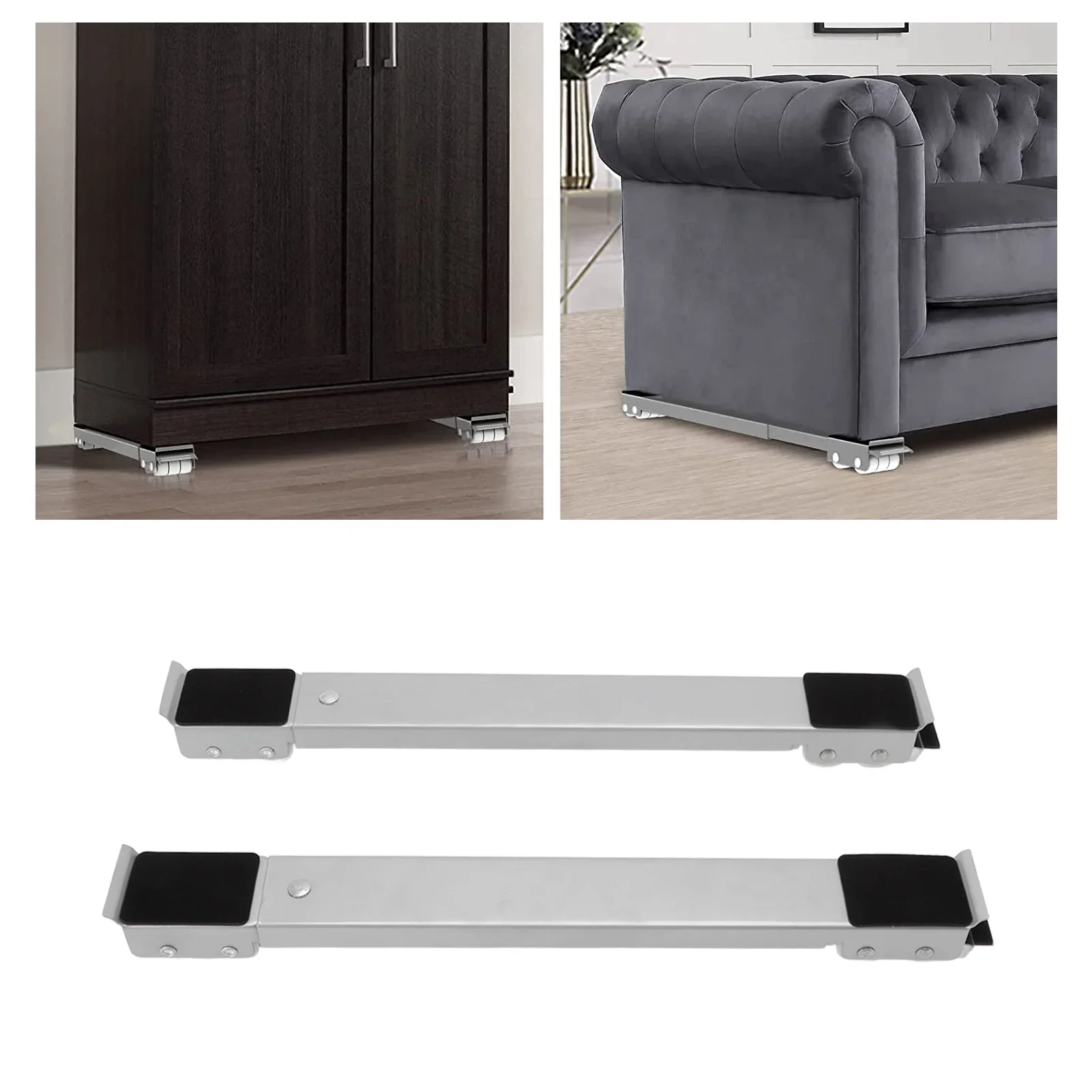 2pcs Washing Machine Stand Mobile Base Adjustable Roller Furniture Dolly Refrigerator Moving Cart Furniture Base Bracket Movers
2pcs Washing Machine Stand Mobile Base Adjustable Roller Furniture Dolly Refrigerator Moving Cart Furniture Base Bracket Movers