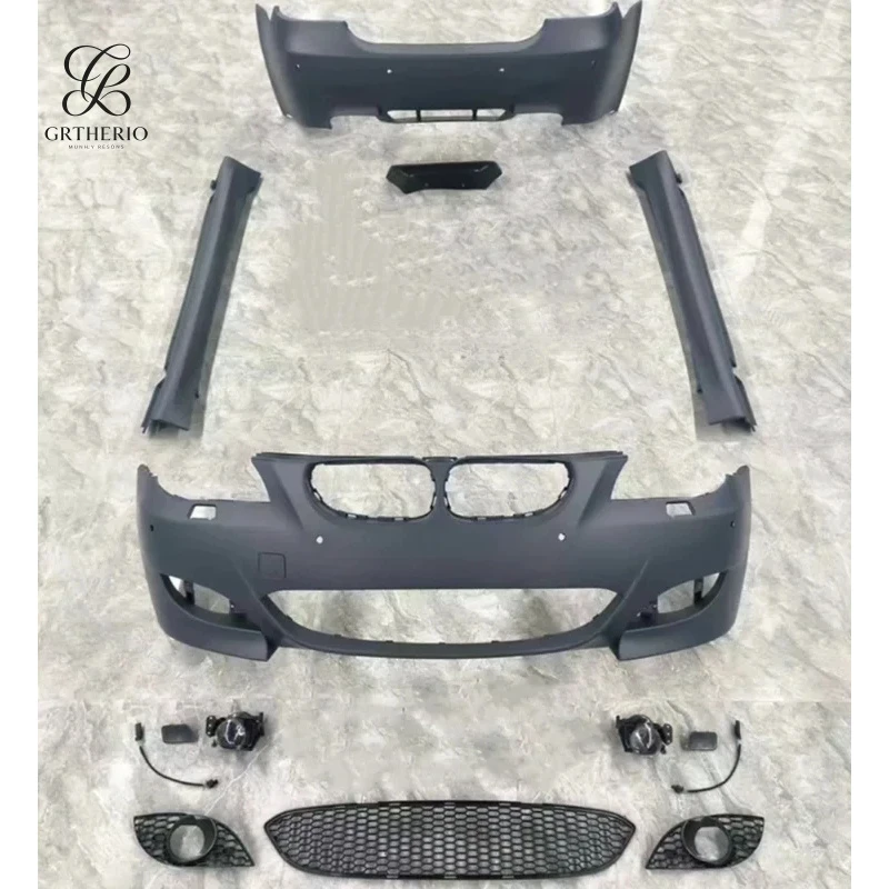 M Tech Bodykit for 5 Series E60 2002-2010 M Sport PP High Quality Primer Grey Front Bumper Side Skirt Body Kit Spoiler
M Tech Bodykit for 5 Series E60 2002-2010 M Sport PP High Quality Primer Grey Front Bumper Side Skirt Body Kit Spoiler