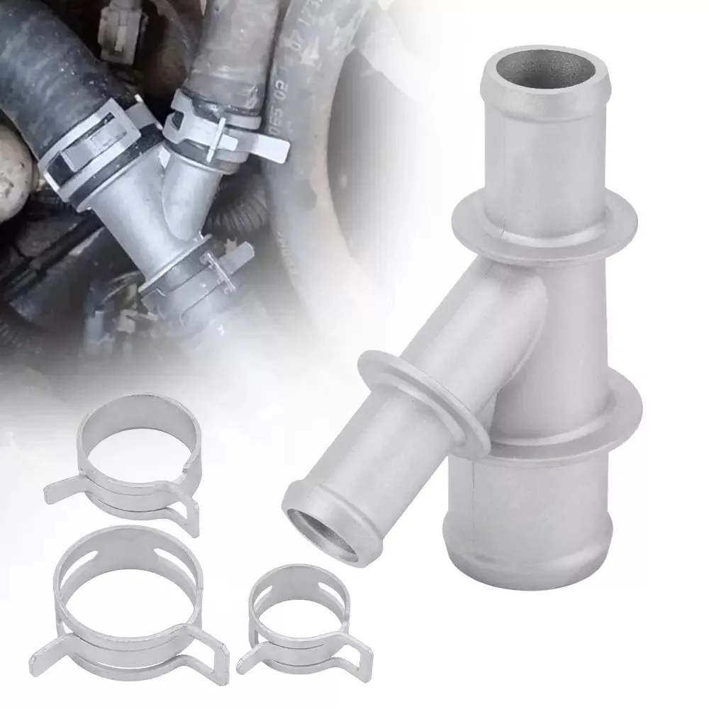 Coolant hose connector compatible with selected GMC Cadillac/Chevrolet/General models
Coolant hose connector compatible with selected GMC Cadillac/Chevrolet/General models