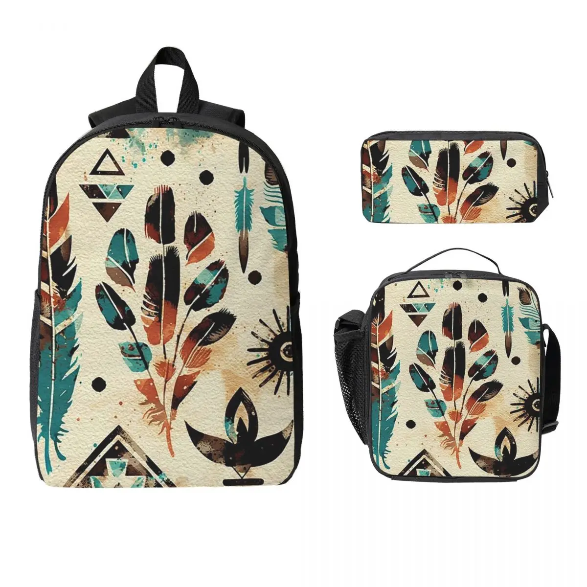 American Ethnic Tribal Art Watercolor Pattern Backpack BookBag School Bag Shoulder Bags 3ps Insulated Lunch Bag Pencil Case
American Ethnic Tribal Art Watercolor Pattern Backpack BookBag School Bag Shoulder Bags 3ps Insulated Lunch Bag Pencil Case