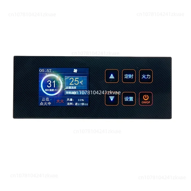 IoT Pellet Stove Controller Hot Air Water Heater Thermostat Blue Carbon Fireplace Controller
IoT Pellet Stove Controller Hot Air Water Heater Thermostat Blue Carbon Fireplace Controller