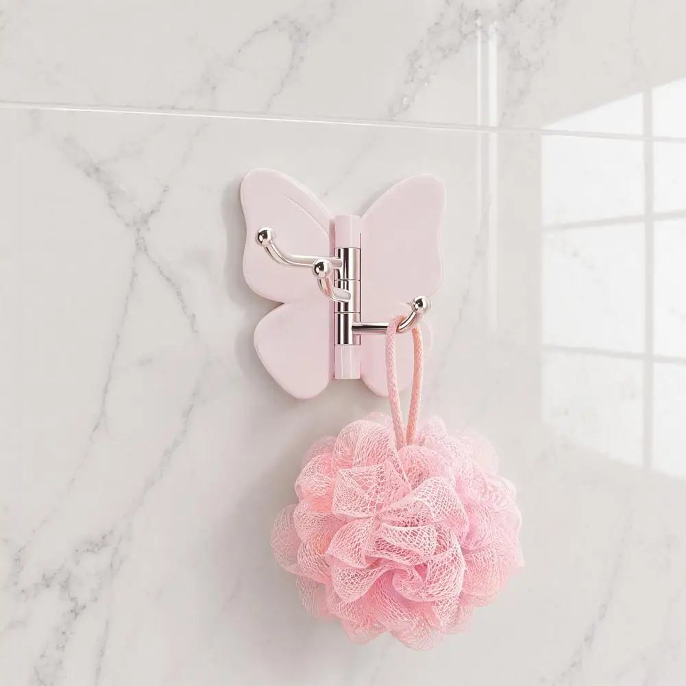 4PCS Butterfly Rotating Self Adhesive Hook, Renter Friendly Wall Hook No Drill Wall Mount Storage Hooks for Keys Bags Hats
4PCS Butterfly Rotating Self Adhesive Hook, Renter Friendly Wall Hook No Drill Wall Mount Storage Hooks for Keys Bags Hats