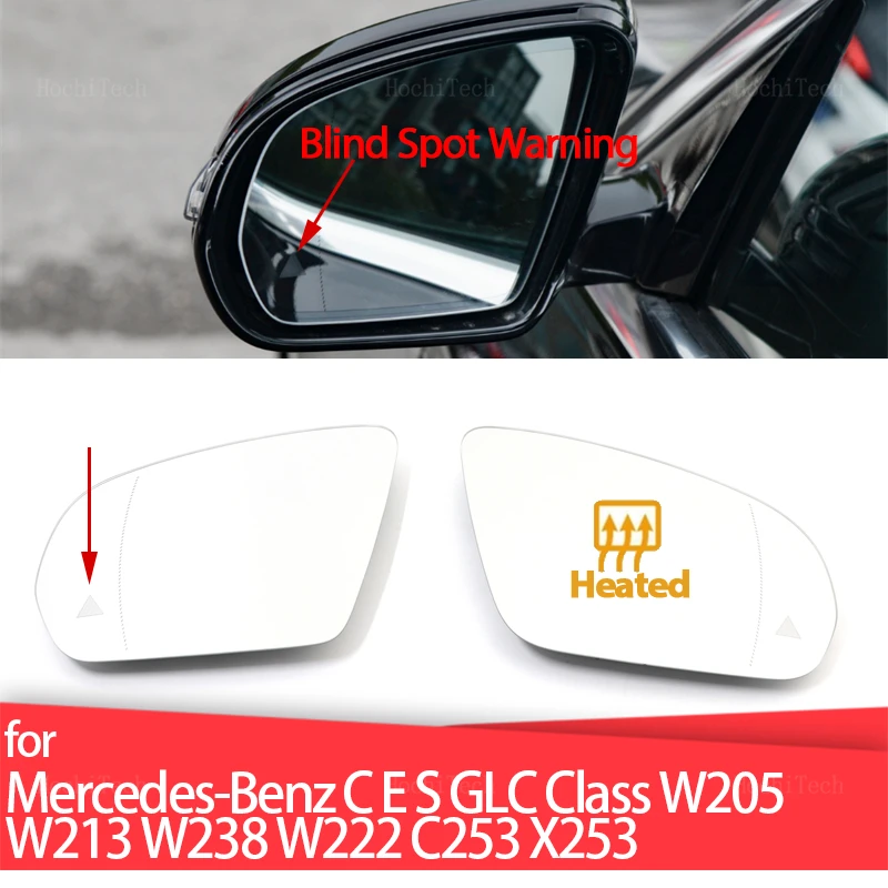Door Side Heated Wing Mirror Glass Rearview Plate for Mercedes-Benz Mercedes C E S GLC Class W205 W222 W213 X253 Blind Spot
Door Side Heated Wing Mirror Glass Rearview Plate for Mercedes-Benz Mercedes C E S GLC Class W205 W222 W213 X253 Blind Spot