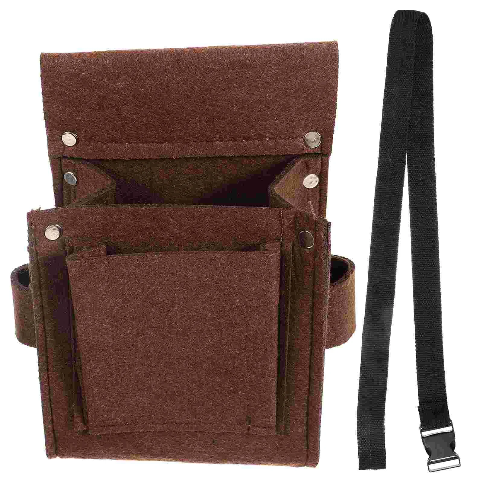 Construction Tool Belt Pouch Storage Bag but Buckle Light Brown Chemical Fiber with Pocket
Construction Tool Belt Pouch Storage Bag but Buckle Light Brown Chemical Fiber with Pocket