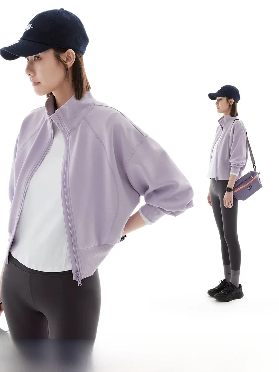 Cloud Life Short Zipper Neck Modal Women's Jacket Cool Sensation Spring Commute Style Straight Tube Polyester Fiber
Cloud Life Short Zipper Neck Modal Women's Jacket Cool Sensation Spring Commute Style Straight Tube Polyester Fiber
