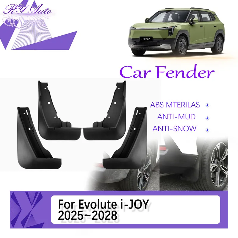 Car Mud Fender For Evolute i-JOY Dongfeng Vigo Nammi 06 2025 2026 2027 2028 ABS Mudguard Door Mud Guard Mudflap Auto Accessories
Car Mud Fender For Evolute i-JOY Dongfeng Vigo Nammi 06 2025 2026 2027 2028 ABS Mudguard Door Mud Guard Mudflap Auto Accessories