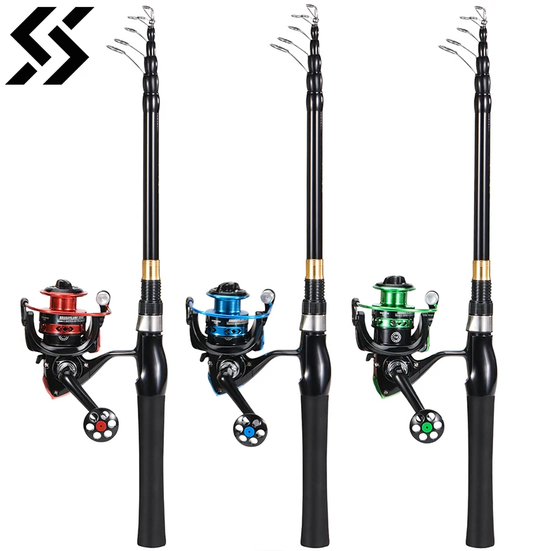 Sougayilang Spinning Fishing Rod Set 1.8m 2.1m 2.4m Telescopic Ultralight Rod and 1000-3000 Size 5.2:1 Spinning Reel Combo Pesca
Sougayilang Spinning Fishing Rod Set 1.8m 2.1m 2.4m Telescopic Ultralight Rod and 1000-3000 Size 5.2:1 Spinning Reel Combo Pesca