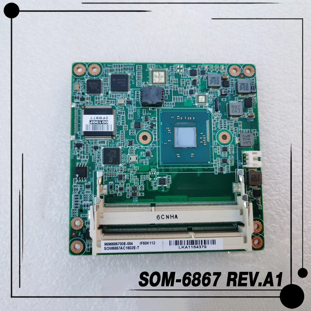 Для материнской платы Advantech SOM-6867 REV.A1 промышленного управления SOM6867AC1602E-T
Для материнской платы Advantech SOM-6867 REV.A1 промышленного управления SOM6867AC1602E-T