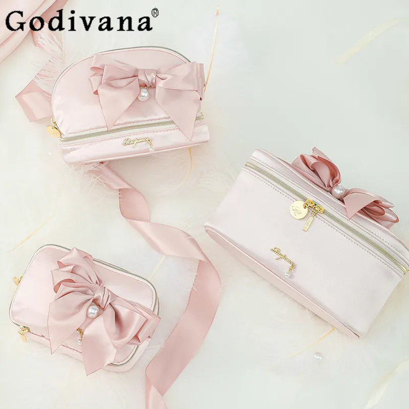 Japanese Girl Storage Cosmetic Bag 2026 New Solid Color Large-capacity Portable Travel Multi-function High-end Cosmetic Bag
Japanese Girl Storage Cosmetic Bag 2026 New Solid Color Large-capacity Portable Travel Multi-function High-end Cosmetic Bag