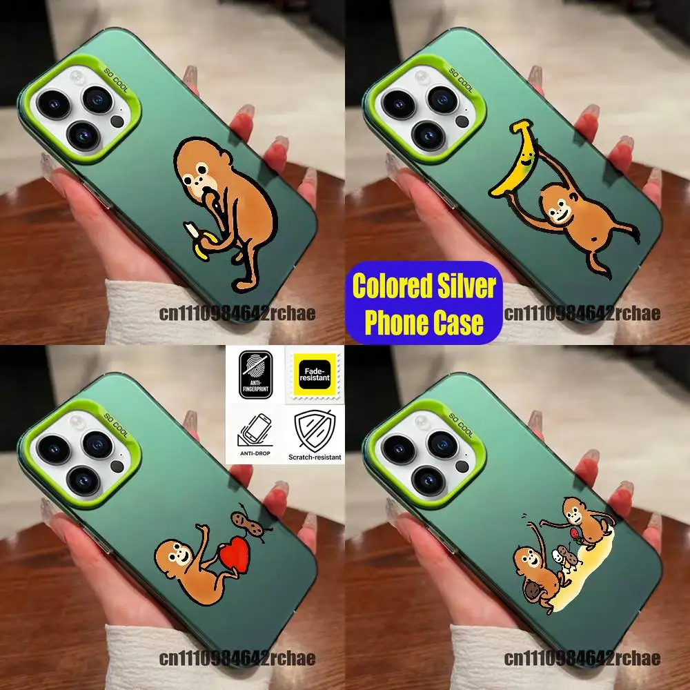 For Cartoon Cute Funny Monkey Phone Case iPhone 15,17,11,14,13,16,12,E,Max,Plus,Air,Pro,Mini Custom Color Silver Cover
For Cartoon Cute Funny Monkey Phone Case iPhone 15,17,11,14,13,16,12,E,Max,Plus,Air,Pro,Mini Custom Color Silver Cover