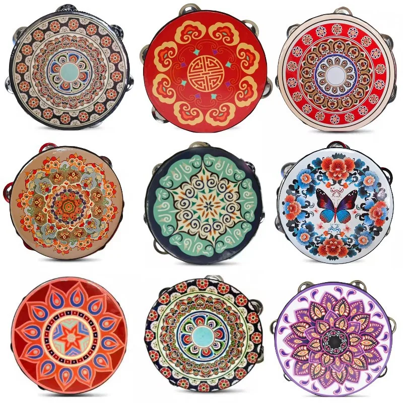 Tambourine 6 inch 7 inch children's professional percussion instrument tambourine rattle drum dance test props
Tambourine 6 inch 7 inch children's professional percussion instrument tambourine rattle drum dance test props