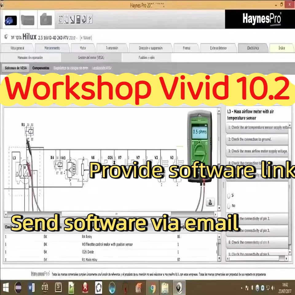 2025 Горячая новинка: ПО Vivid Workshop 10.2 для ремонта автомобилей, программное обеспечение Vivid 2010+ с видеоинструкциями
2025 Горячая новинка: ПО Vivid Workshop 10.2 для ремонта автомобилей, программное обеспечение Vivid 2010+ с видеоинструкциями