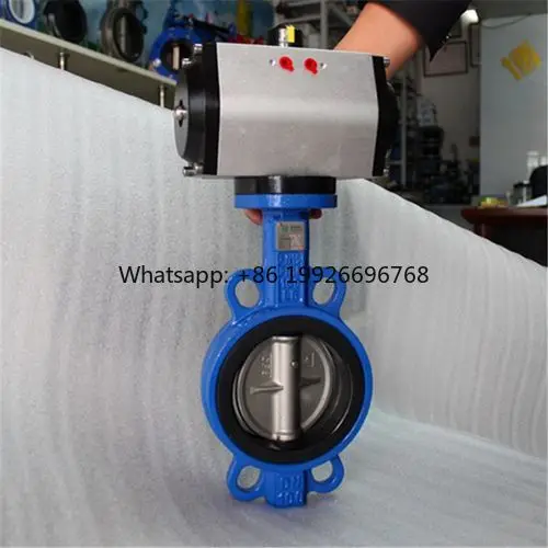 For Ductile Iron PN16 Wafer Type Pneumatic Water Butterfly Valve
For Ductile Iron PN16 Wafer Type Pneumatic Water Butterfly Valve