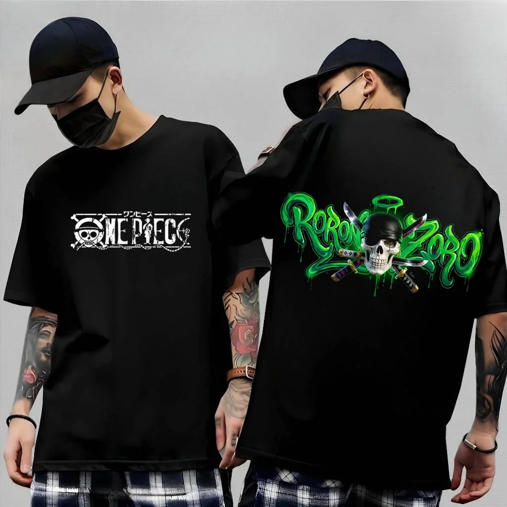 One Piece Anime T-Shirt Men's Zoro Print 2026 Unisex Youth Oversize Cotton Short Sleeve Y2k Top Casual Fashion Clothes Summer
One Piece Anime T-Shirt Men's Zoro Print 2026 Unisex Youth Oversize Cotton Short Sleeve Y2k Top Casual Fashion Clothes Summer