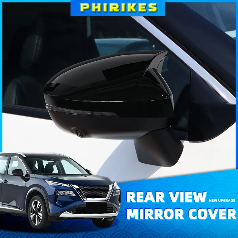 For Nissan X-trail X Trail T33 Rogue 2021 -2023 Reverse mirror protective cover Glossy Black ABS material adhesive installation
For Nissan X-trail X Trail T33 Rogue 2021 -2023 Reverse mirror protective cover Glossy Black ABS material adhesive installation