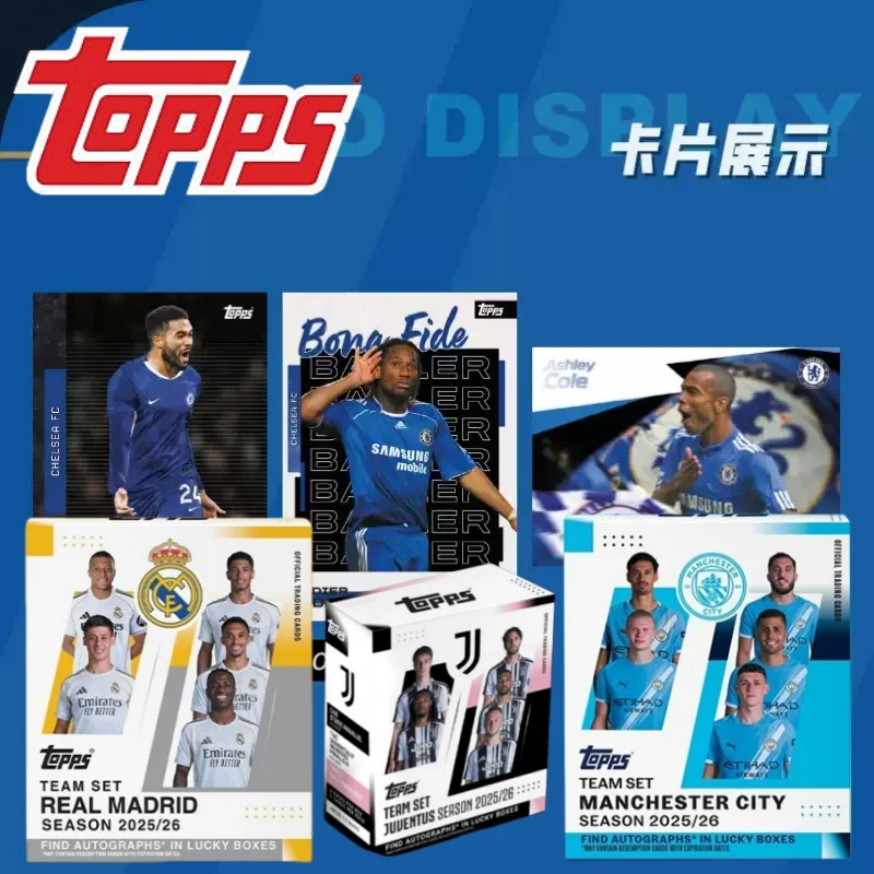 Topps 2025-26 Football Team Set Juventus Manchester City Real Madrid Trading Cards Star Collection Holiday Xmas Gift for Fans
Topps 2025-26 Football Team Set Juventus Manchester City Real Madrid Trading Cards Star Collection Holiday Xmas Gift for Fans