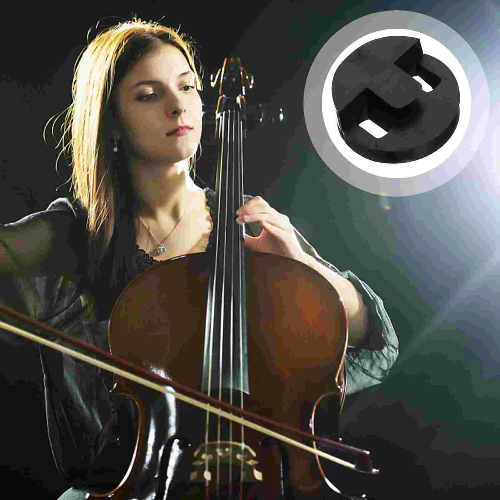 Cello Mute Rubber Professional Violoncello Major Durable Practice Black Round
Cello Mute Rubber Professional Violoncello Major Durable Practice Black Round