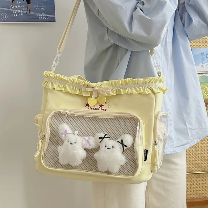 Рюшами и кружевным бантом Ita Mochila, модный рюкзак большой вместимости Mochilas Mujer, школьная сумка, рюкзак с вышивкой звезд и буквами, рюкзаки
Рюшами и кружевным бантом Ita Mochila, модный рюкзак большой вместимости Mochilas Mujer, школьная сумка, рюкзак с вышивкой звезд и буквами, рюкзаки 