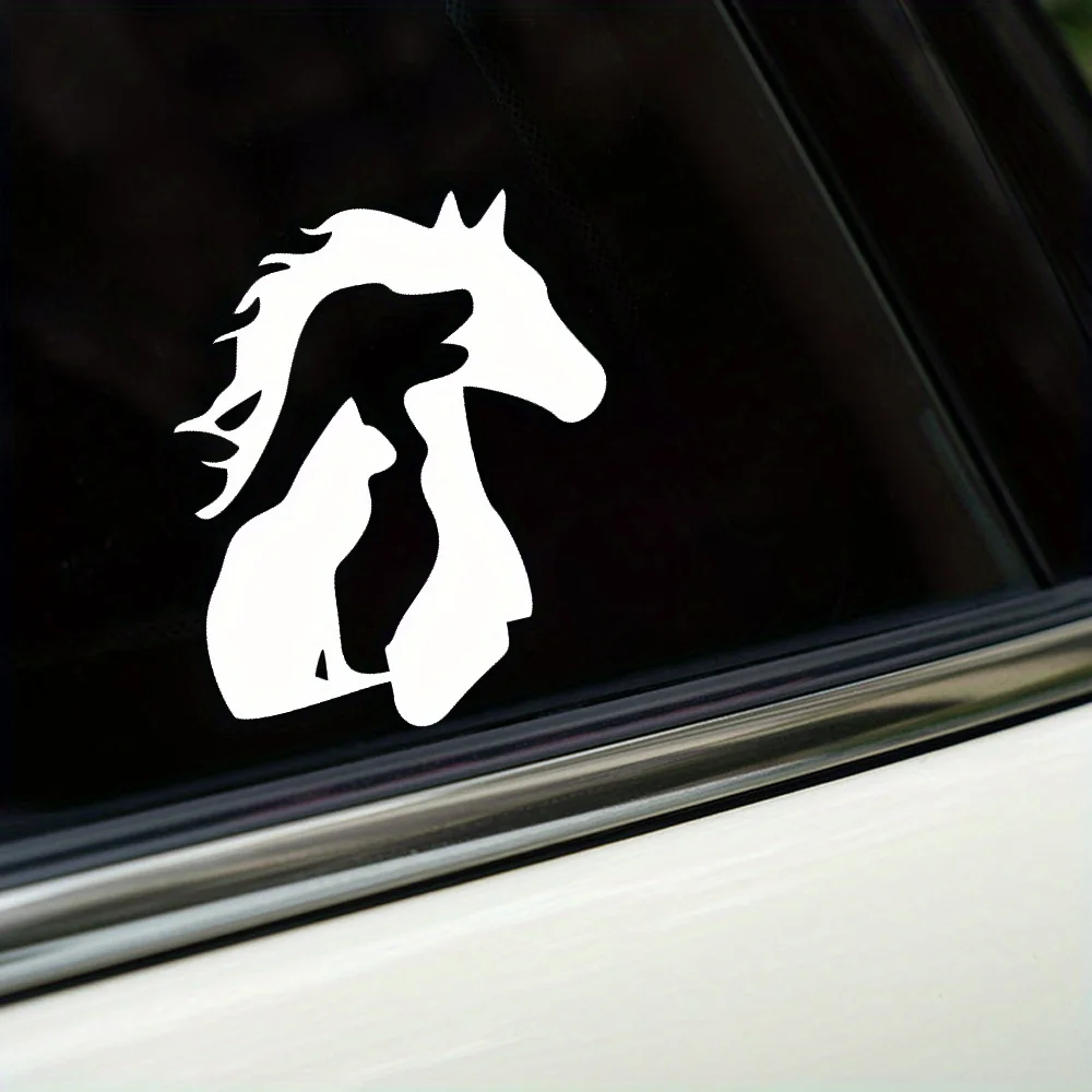 1pc Horse Dog Cat Silhouette Vinyl Stickers, Waterproof Decals for Laptops Water Bottles Phones Cars Motorcycles
1pc Horse Dog Cat Silhouette Vinyl Stickers, Waterproof Decals for Laptops Water Bottles Phones Cars Motorcycles