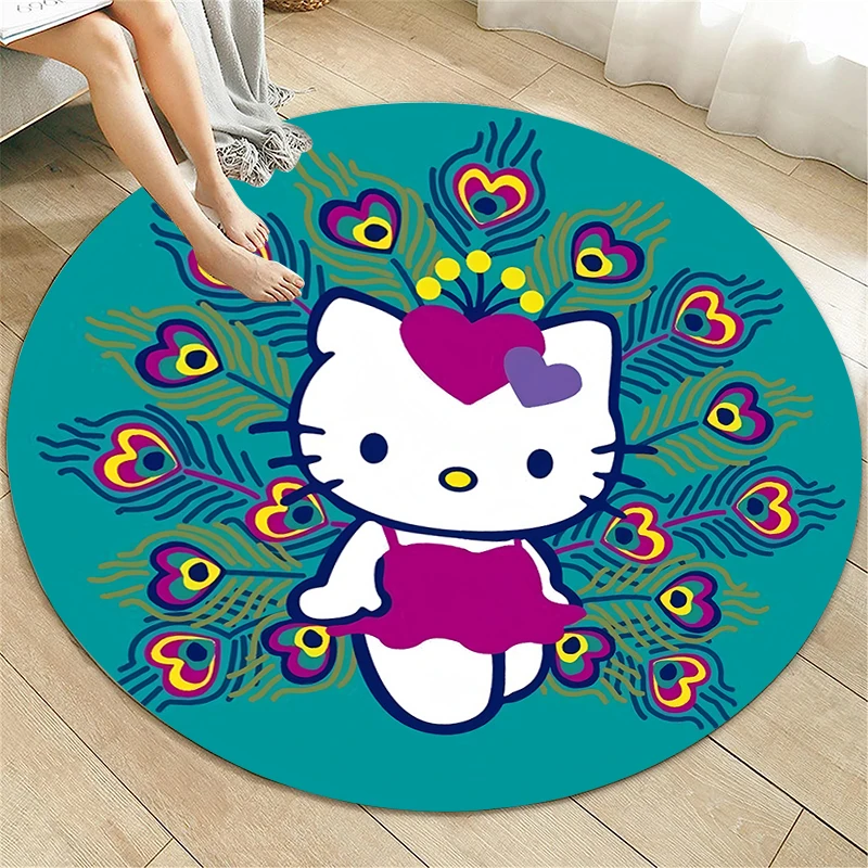 Милый мультяшный HD-ковер HelloKitty с принтом, круглый ковер для гостиной, коврики для кемпинга и пикника, противоскользящий ковер, коврик для йоги, подарки
Милый мультяшный HD-ковер HelloKitty с принтом, круглый ковер для гостиной, коврики для кемпинга и пикника, противоскользящий ковер, коврик для йоги, подарки
