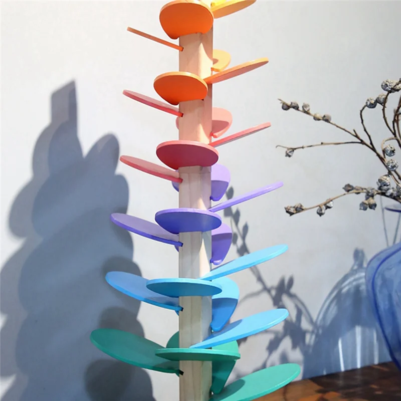ABLB-Rainbow Musical Tree Toy Wooden Petals Assembly And Marble Run Balls Tracking Toy Rainbow Tree Building Set Kids Gift
ABLB-Rainbow Musical Tree Toy Wooden Petals Assembly And Marble Run Balls Tracking Toy Rainbow Tree Building Set Kids Gift