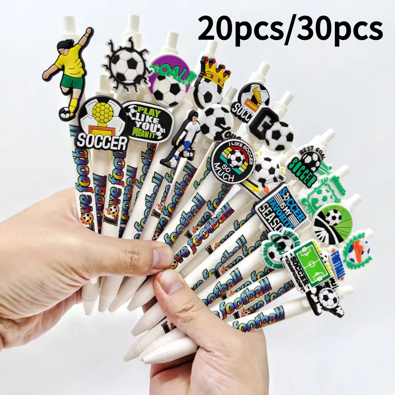 20 шт./30 шт. шариковая ручка для футбольных энтузиастов, страстная спортивная ручка для письма мяча, ежедневные канцелярские принадлежности для офиса и учебы
20 шт./30 шт. шариковая ручка для футбольных энтузиастов, страстная спортивная ручка для письма мяча, ежедневные канцелярские принадлежности для офиса и учебы