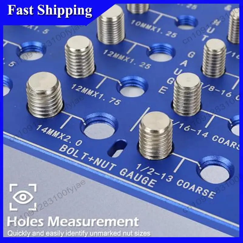 -X07A Square Thread Checker, Nut And Bolt Thread Checker, Bolt Size And Thread Identifier Gauge,Bolt And Nut Gauge Durable (Blue
-X07A Square Thread Checker, Nut And Bolt Thread Checker, Bolt Size And Thread Identifier Gauge,Bolt And Nut Gauge Durable (Blue