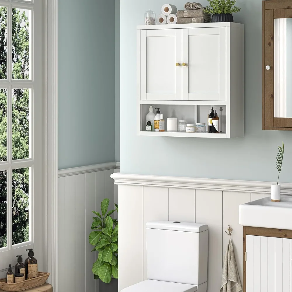 Metal Bathroom Wall Cabinet, Over The Toilet Storage Cabinets, White Wall Mounted Medicine Cabinets, Hanging, Customized
Metal Bathroom Wall Cabinet, Over The Toilet Storage Cabinets, White Wall Mounted Medicine Cabinets, Hanging, Customized
