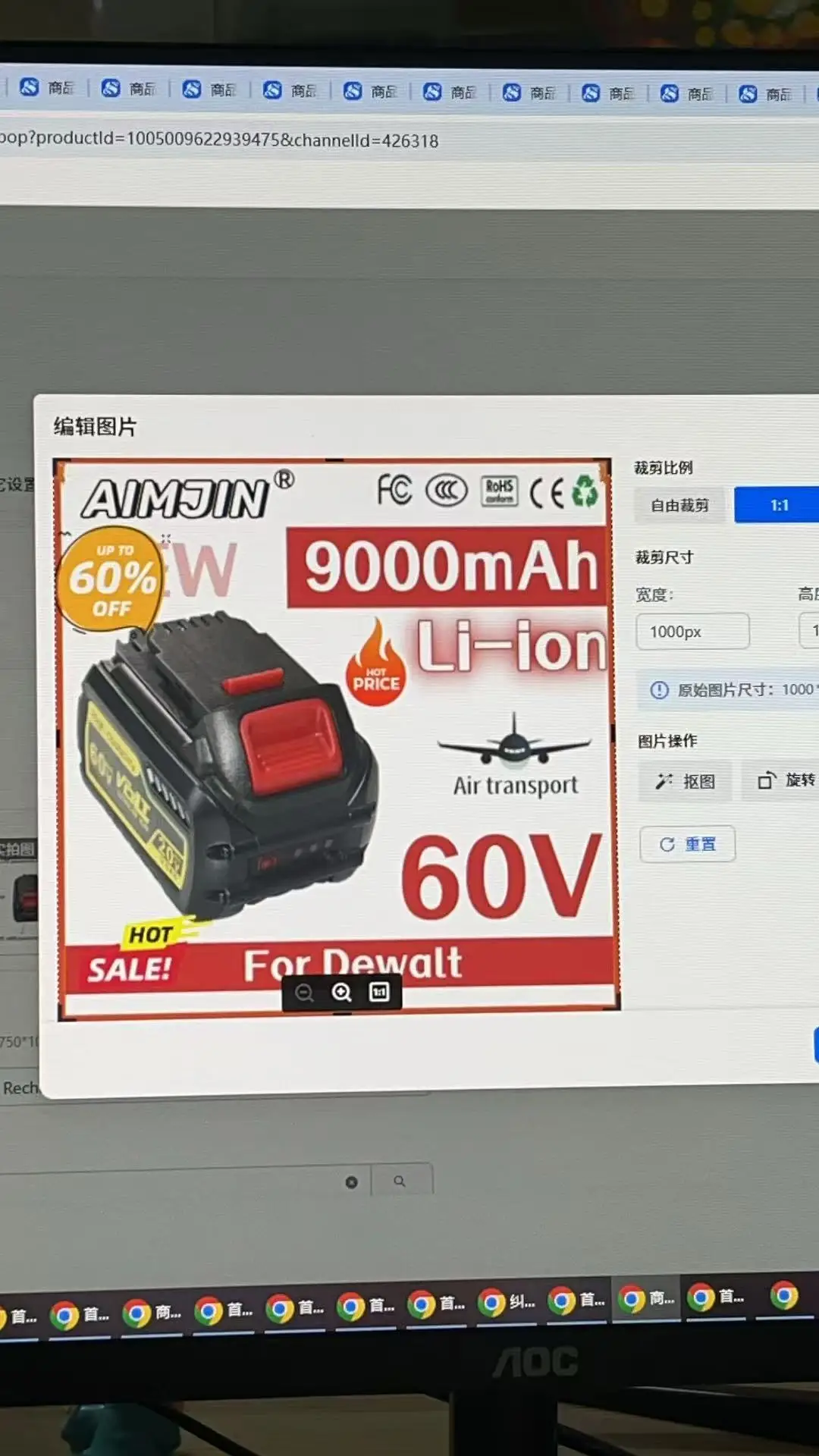 20V 60V MAX 9000mAh Li-ion Replacement Rechargeable Battery for Dewalt DCB606 DCB609 DCB612 DCB204 DCB206 DCB209 DCB205
20V 60V MAX 9000mAh Li-ion Replacement Rechargeable Battery for Dewalt DCB606 DCB609 DCB612 DCB204 DCB206 DCB209 DCB205
