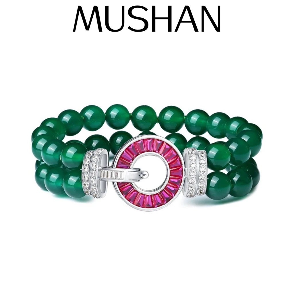 MuShan Jewelry 925 Sterling Silver Bangle 5A CZ Gemstones Luxury HCD Diamond Graceful 925 Sterling Silver Bracelet Accessories
MuShan Jewelry 925 Sterling Silver Bangle 5A CZ Gemstones Luxury HCD Diamond Graceful 925 Sterling Silver Bracelet Accessories