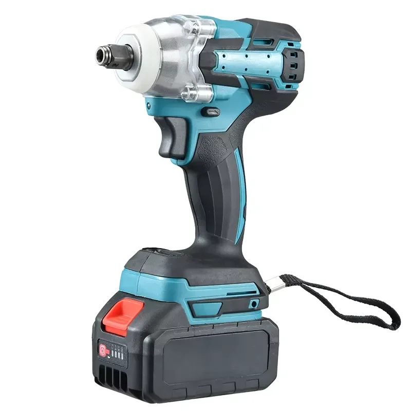 High Power Brushless Tire Repair Tools Cordless Impact Wrench Heavy Torque Wrench Tools Set Box 1/2 Cordless Power