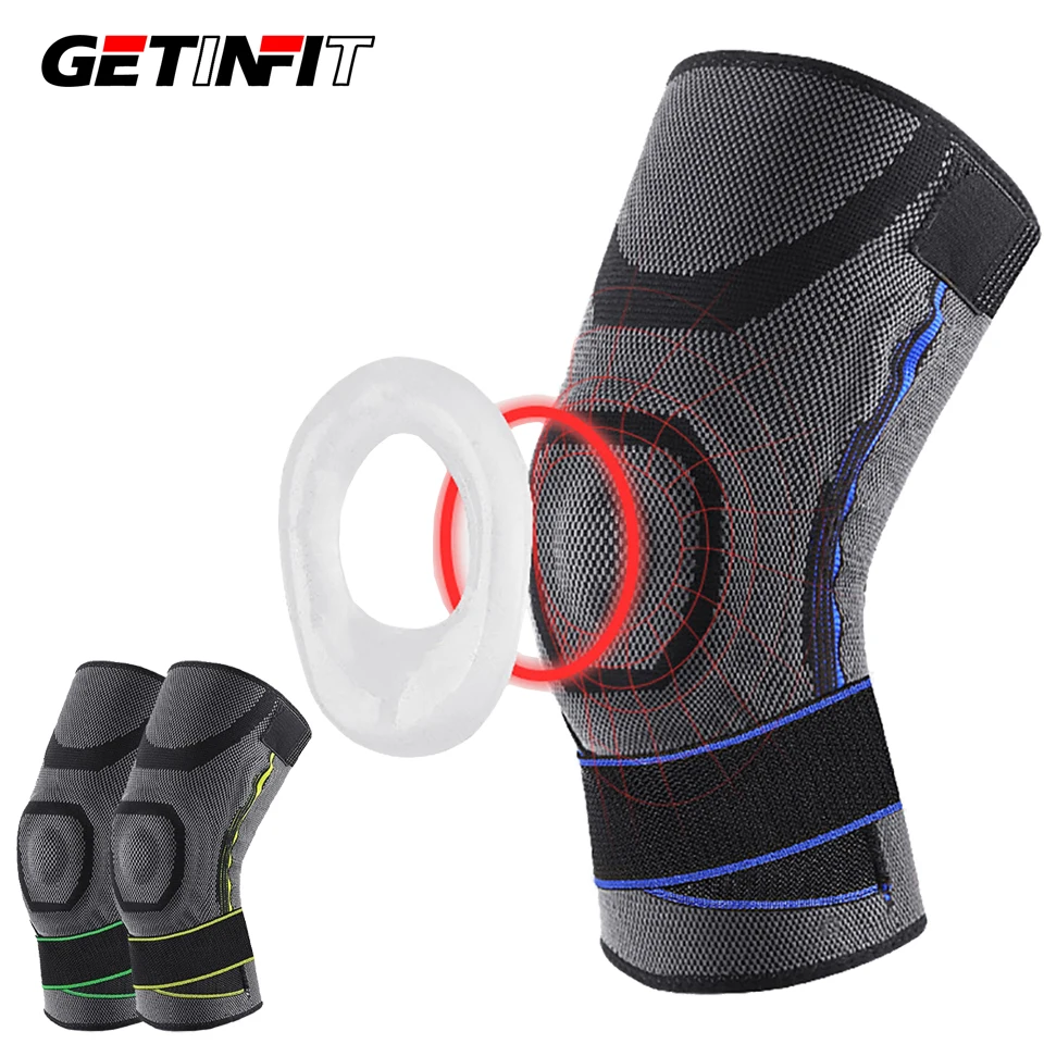 Silicone Spring Knee Support Wrap High Elastic Sleeves Joint Pain Arthritis Relief Kneepads Sports Guard Bandage Brace
Silicone Spring Knee Support Wrap High Elastic Sleeves Joint Pain Arthritis Relief Kneepads Sports Guard Bandage Brace