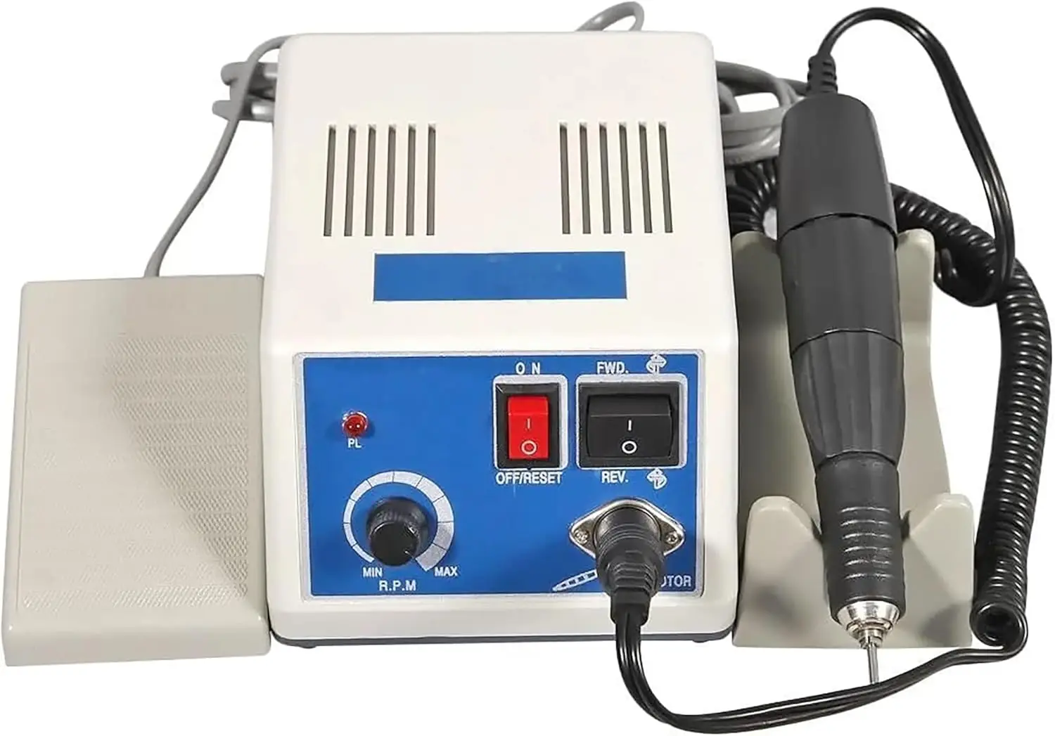 35K RPM Electric Micromotor Polisher for Lab, Jewelry, Ceramics, Glasswork & Woodcarving
35K RPM Electric Micromotor Polisher for Lab, Jewelry, Ceramics, Glasswork & Woodcarving