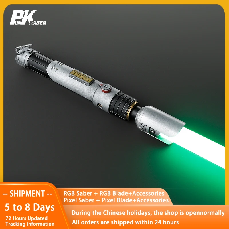 PunkSaber Lightsaber Neopixel Jedi Laser Sword Heavy Dueling Sensitive Smooth Infinite Changing Hitting Sound Light Saber Toys
PunkSaber Lightsaber Neopixel Jedi Laser Sword Heavy Dueling Sensitive Smooth Infinite Changing Hitting Sound Light Saber Toys