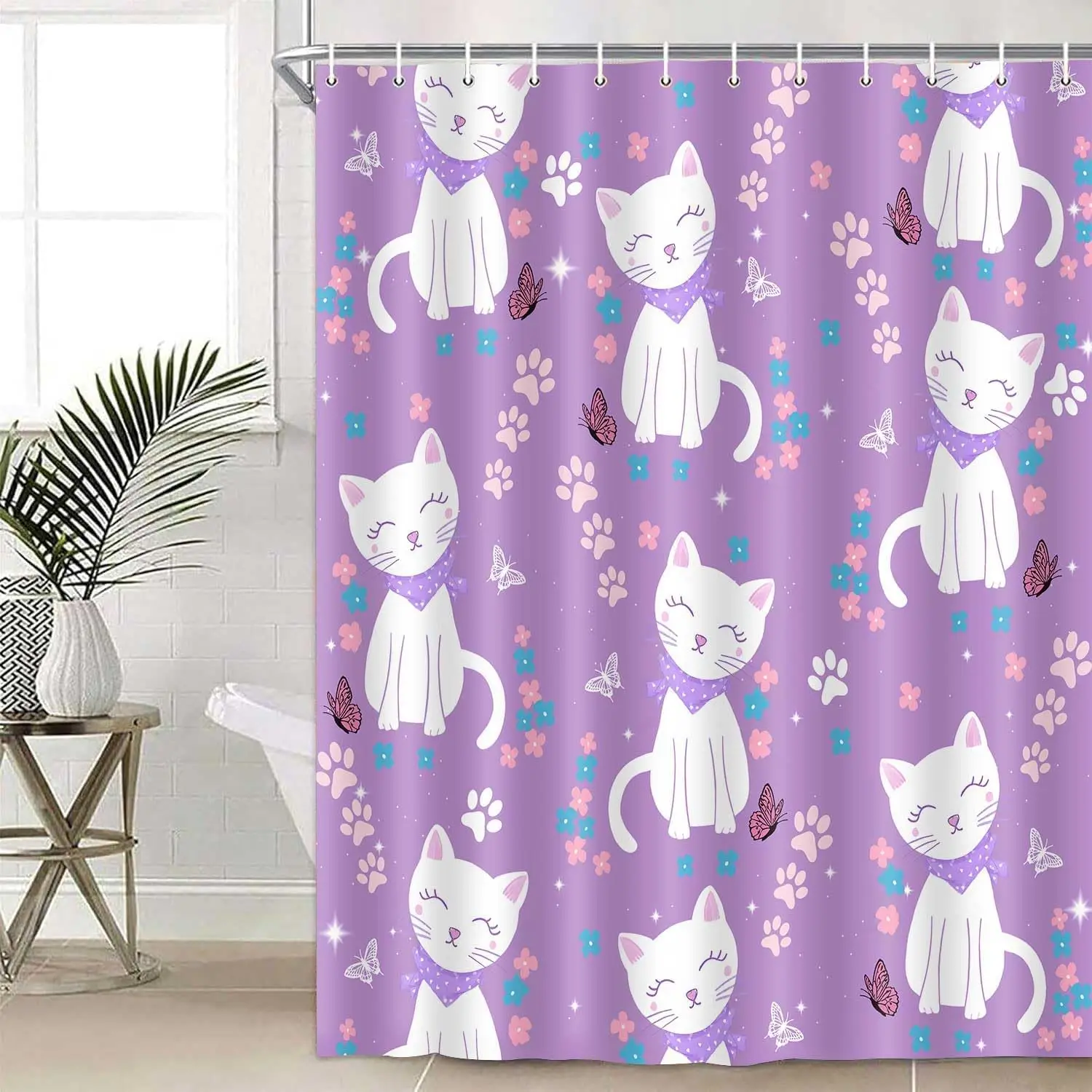Забавный комплект занавесок для душа с котом для девочек, розовая занавеска для ванной с милыми мультяшными котами для детей, комплект для мальчиков, тканевый комплект для ванной комнаты с подростками
Забавный комплект занавесок для душа с котом для девочек, розовая занавеска для ванной с милыми мультяшными котами для детей, комплект для мальчиков, тканевый комплект для ванной комнаты с подростками